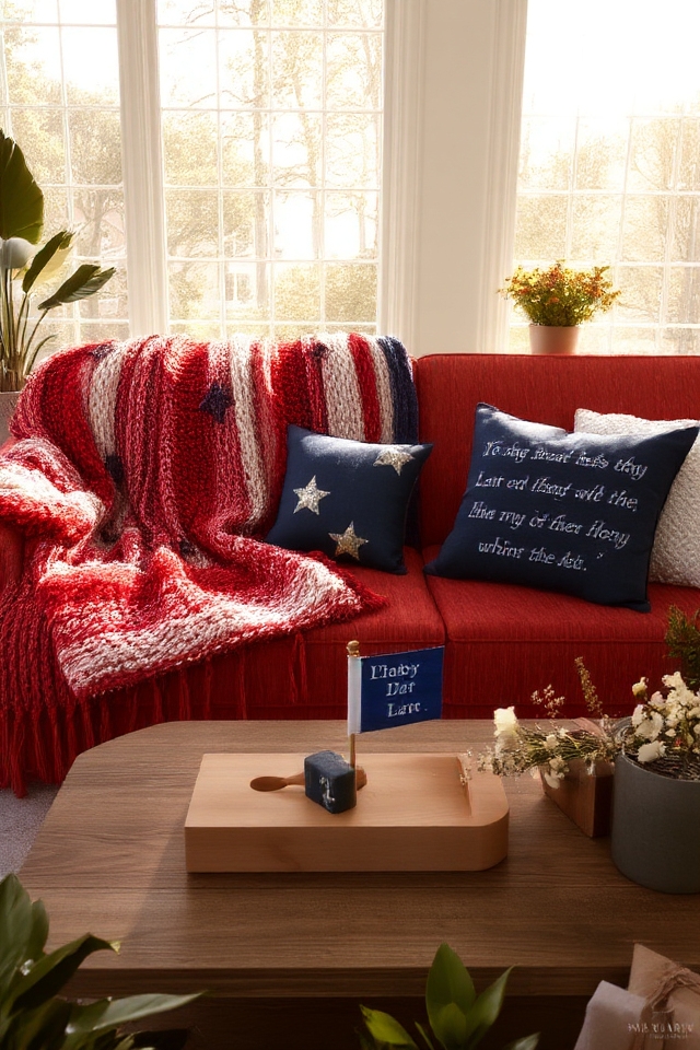 patriotic home decor textiles