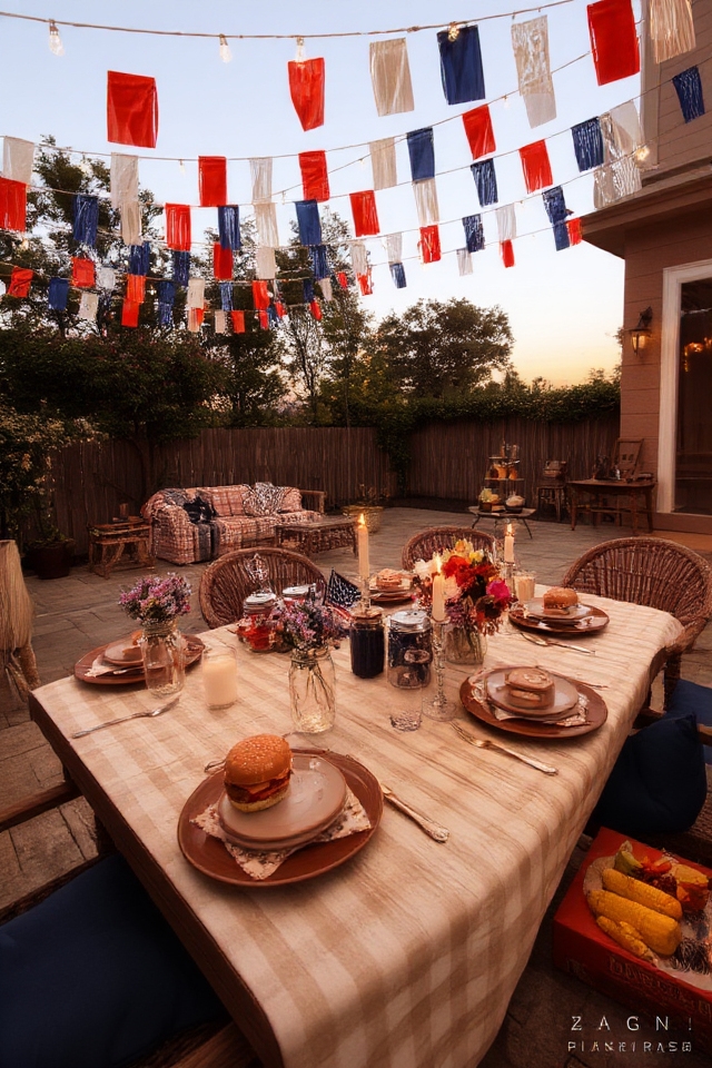 patriotic labor day decor
