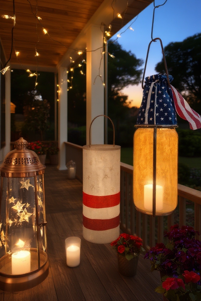 patriotic lanterns for decoration