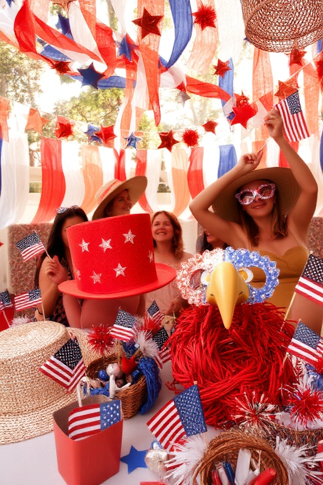 patriotic photo booth fun