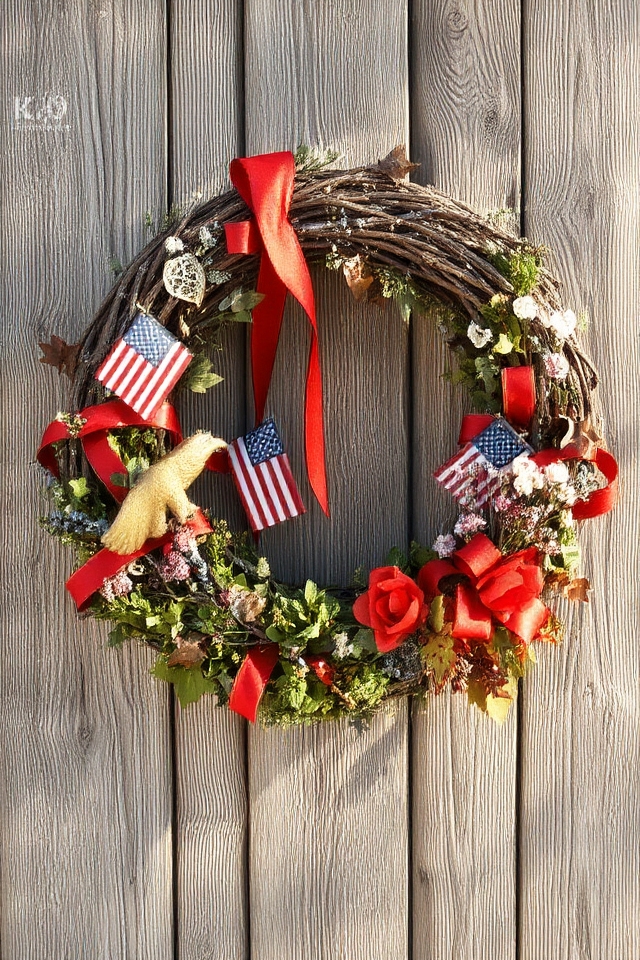 patriotic wreath crafting ideas