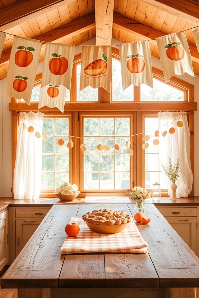 peach pie decoration ideas