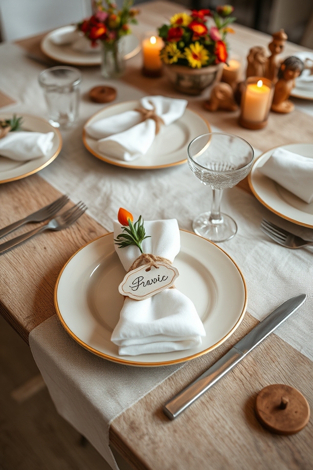 personalized dining experience keepsakes
