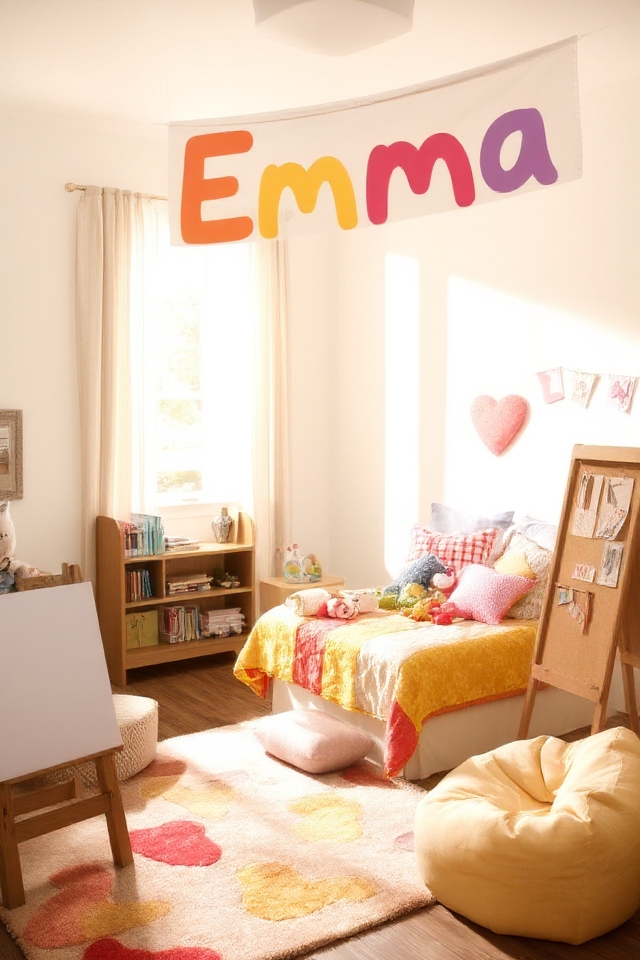 personalized name banners decoration