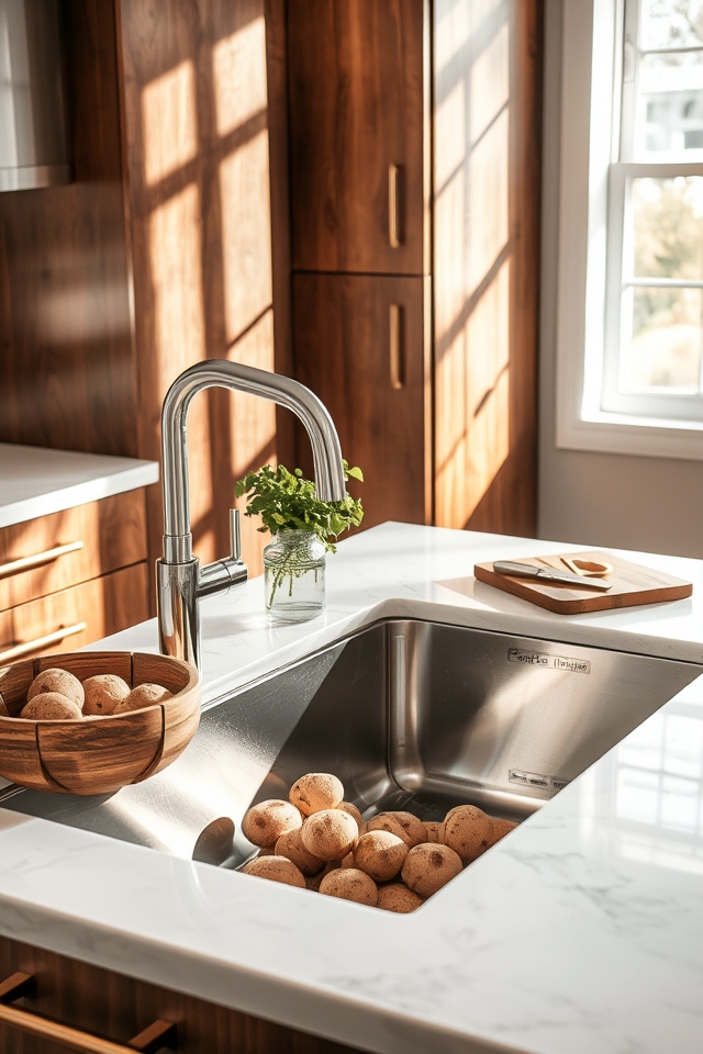 potato rinse sink benefits