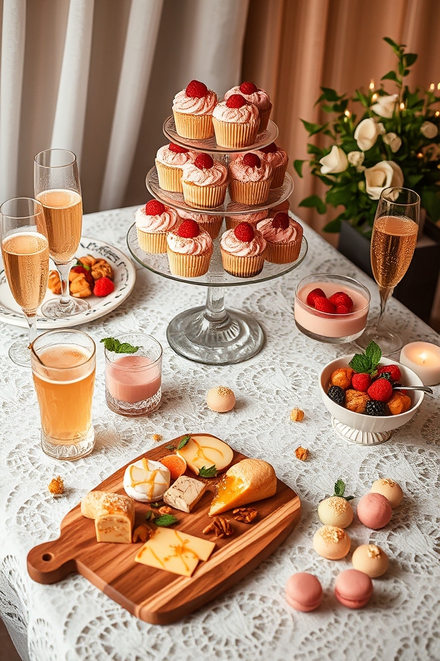 prosecco themed dessert creations