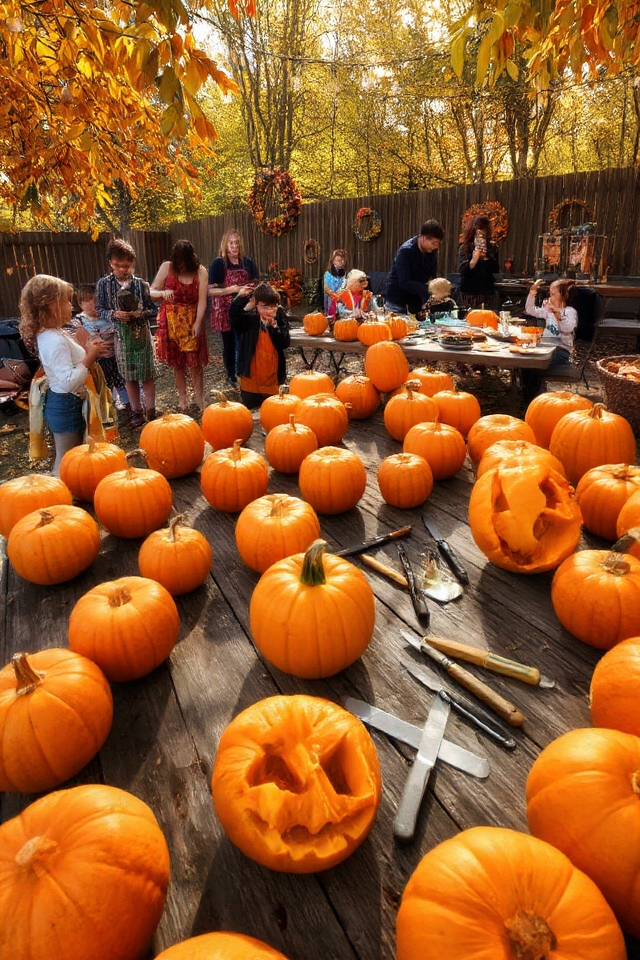 pumpkin carving creative contest