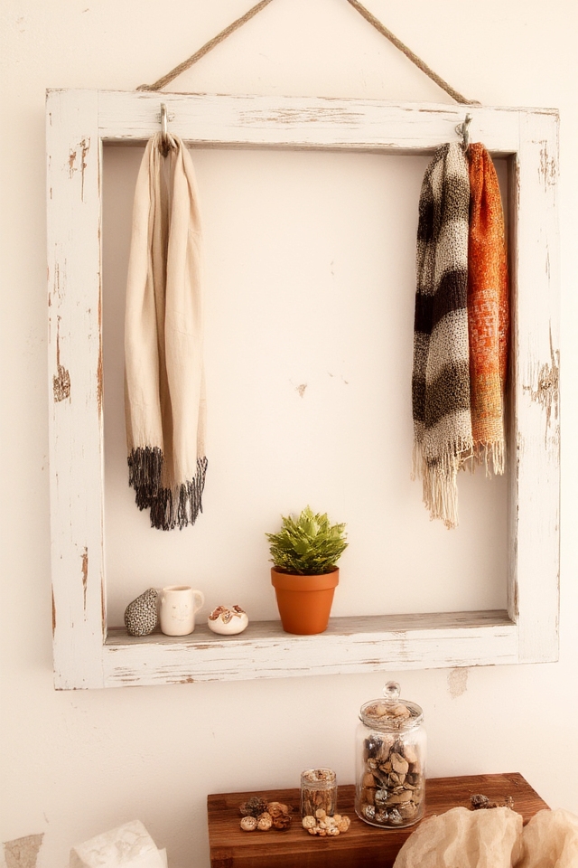 repurposed window frame d cor