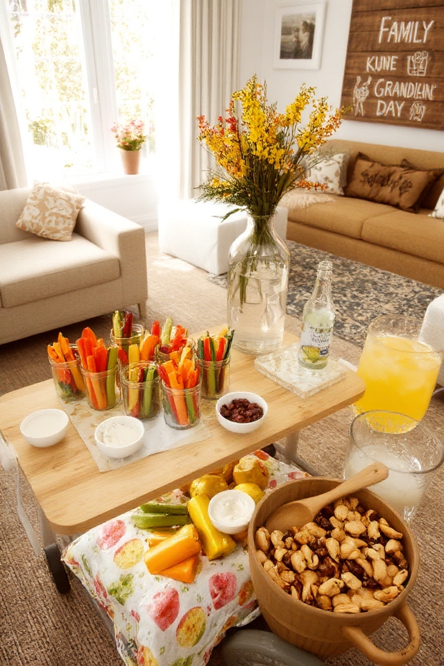 revitalizing snack station setup