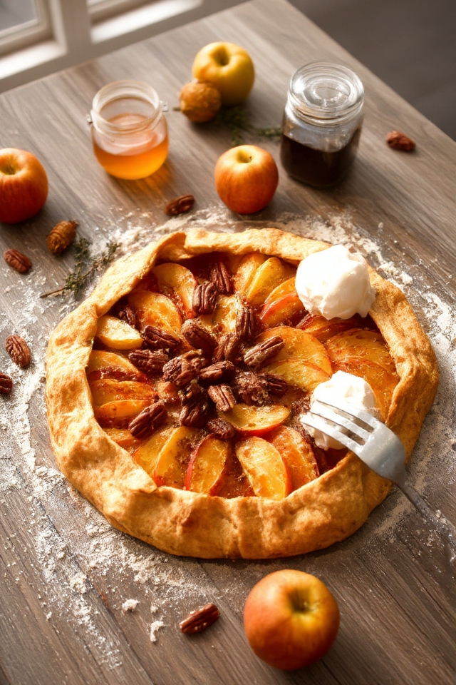 rustic apple pecan delight