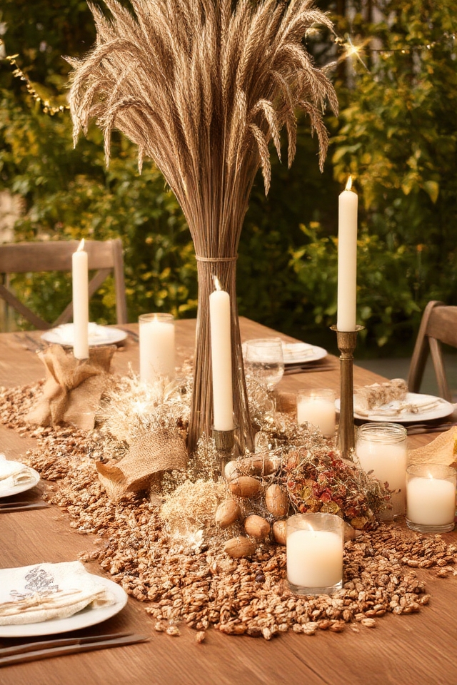 rustic autumn grain d cor