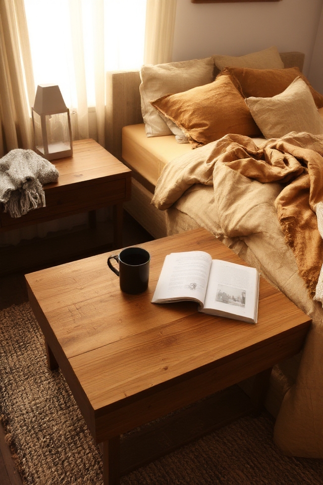 rustic charm bedside aesthetics