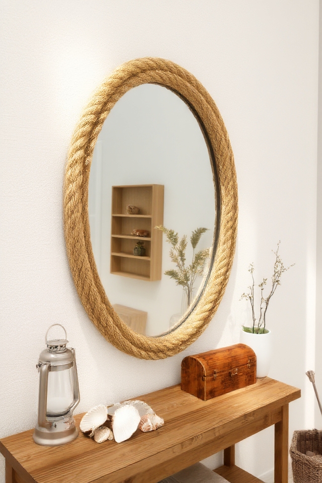 rustic coastal handcrafted mirrors