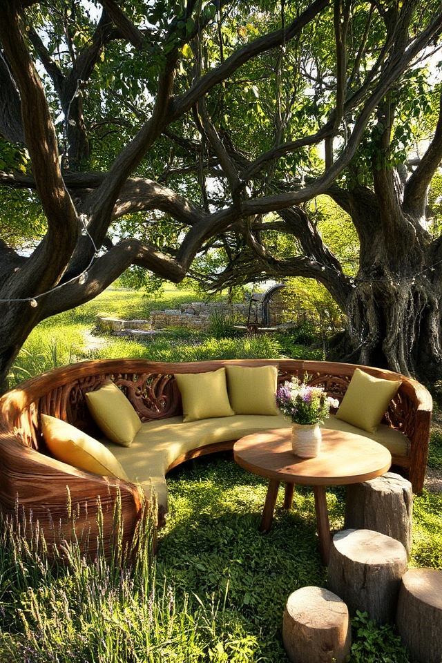 rustic comfortable seating options