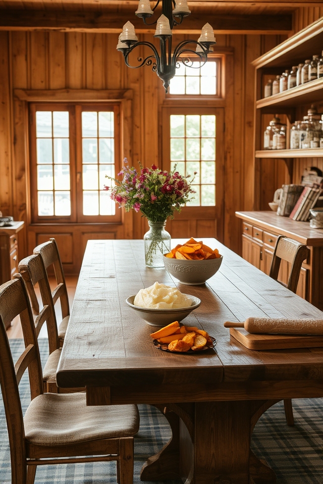 rustic farmhouse table charm