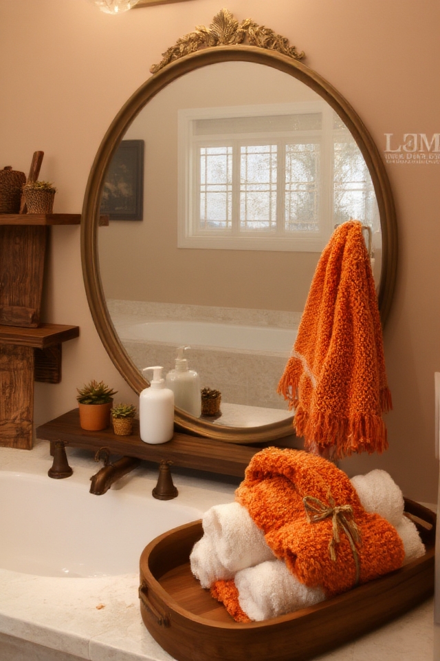 rustic mirrors for fall