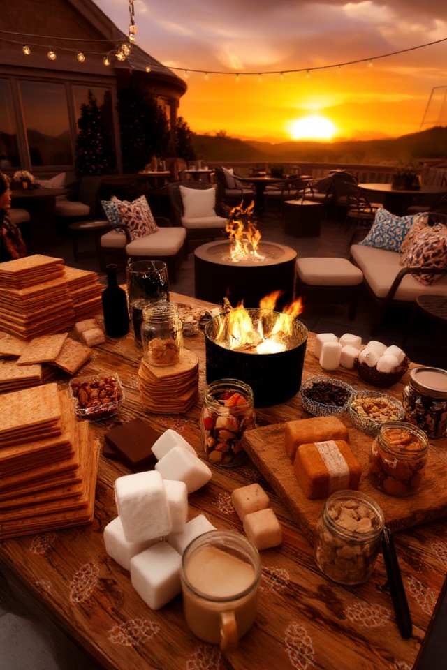 s mores station for gatherings