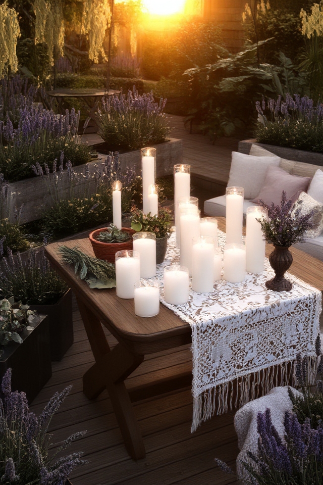 scented candles enhance celebration