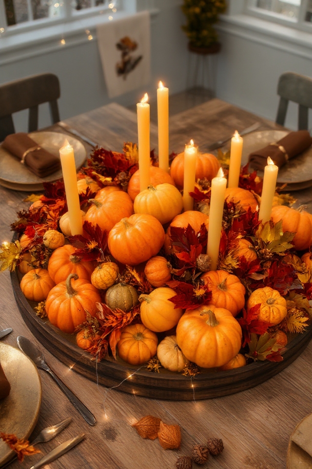 seasonal autumn centerpiece arrangements