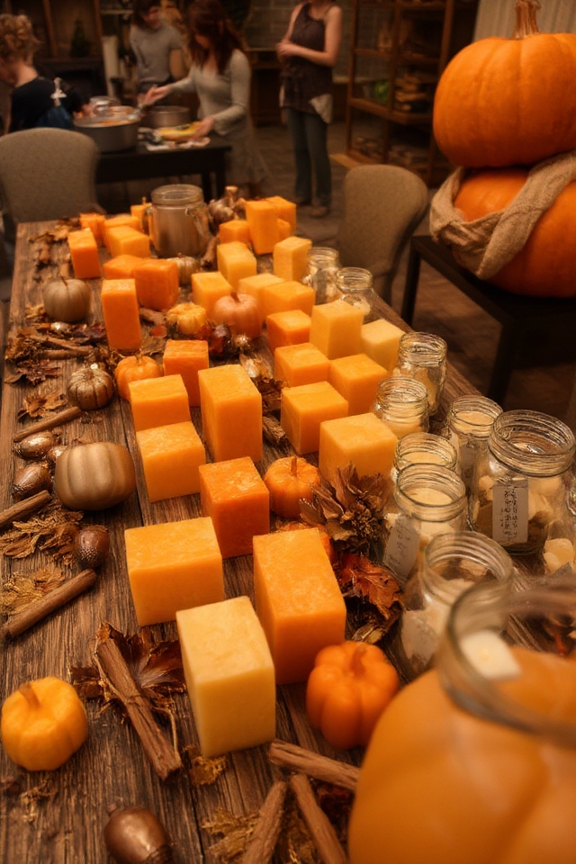 seasonal candle making experience together