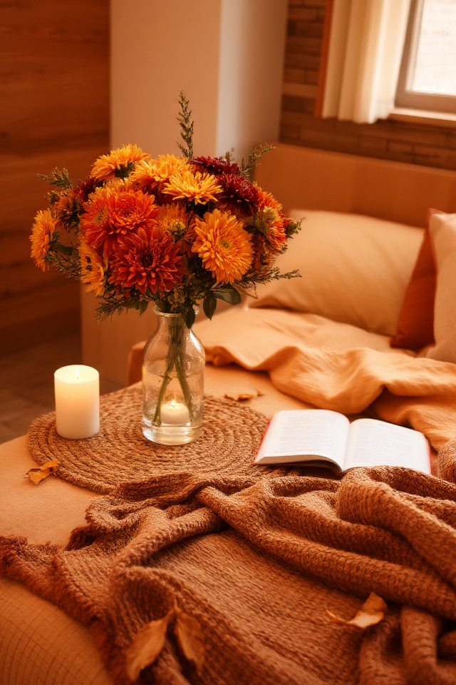 seasonal floral autumn decor