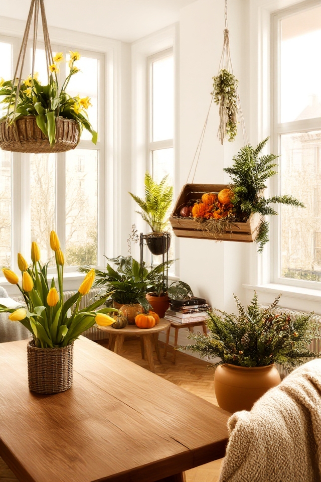 seasonal indoor plant rotation