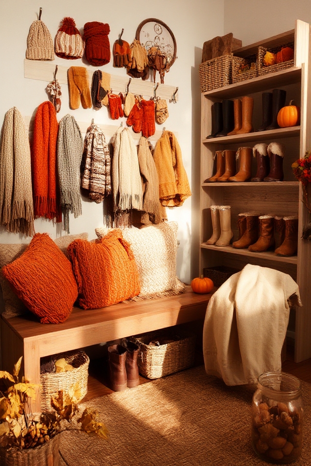 seasonal mudroom organization tips