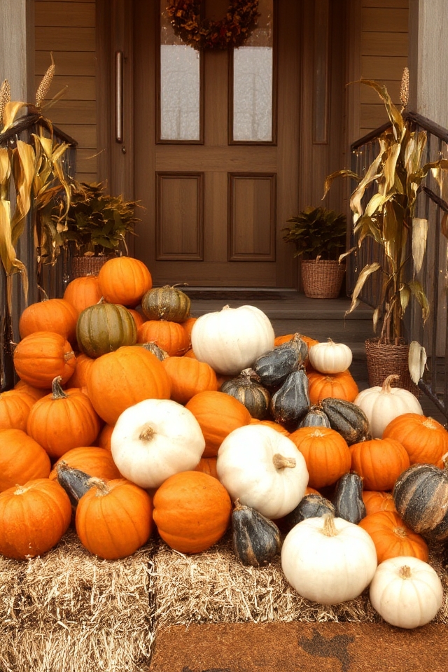 seasonal pumpkin display charm