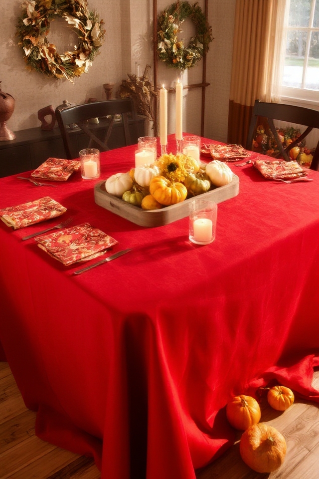 seasonal table linen ideas