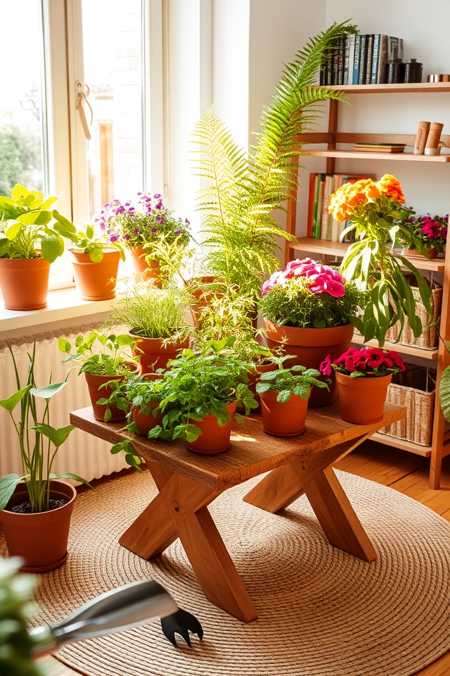 senior garden for well being
