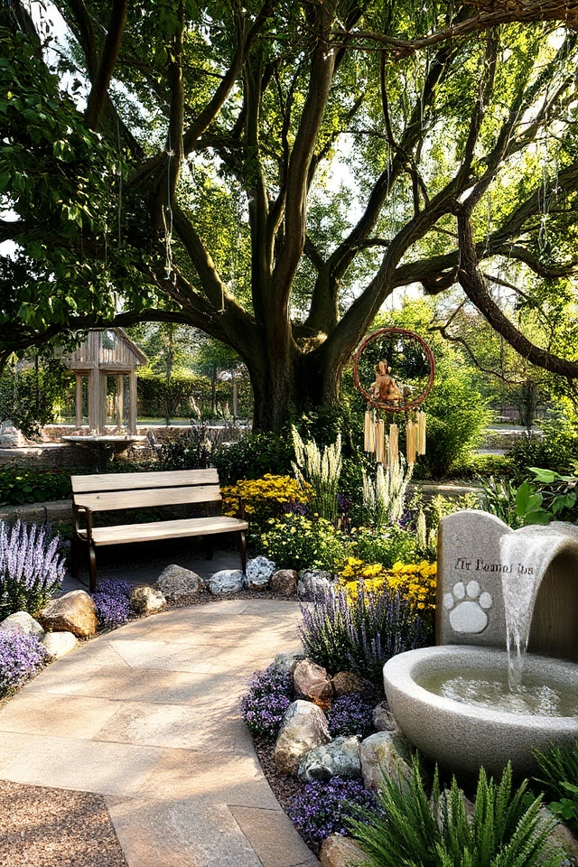 serene pet memorial spaces