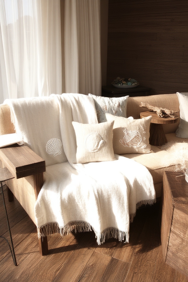 shell motifs for rustic decor