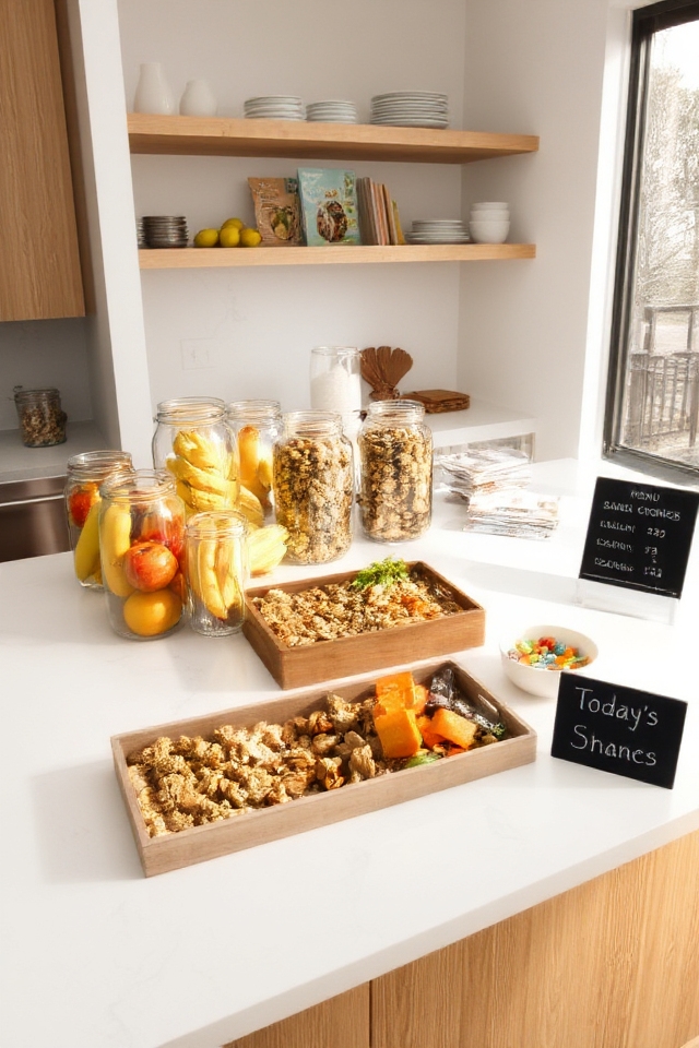 snack station for independence