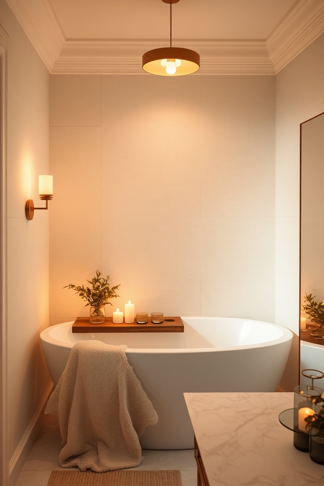 soothing spa like lighting options