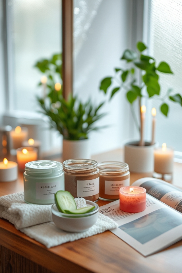 spa like pampering face masks