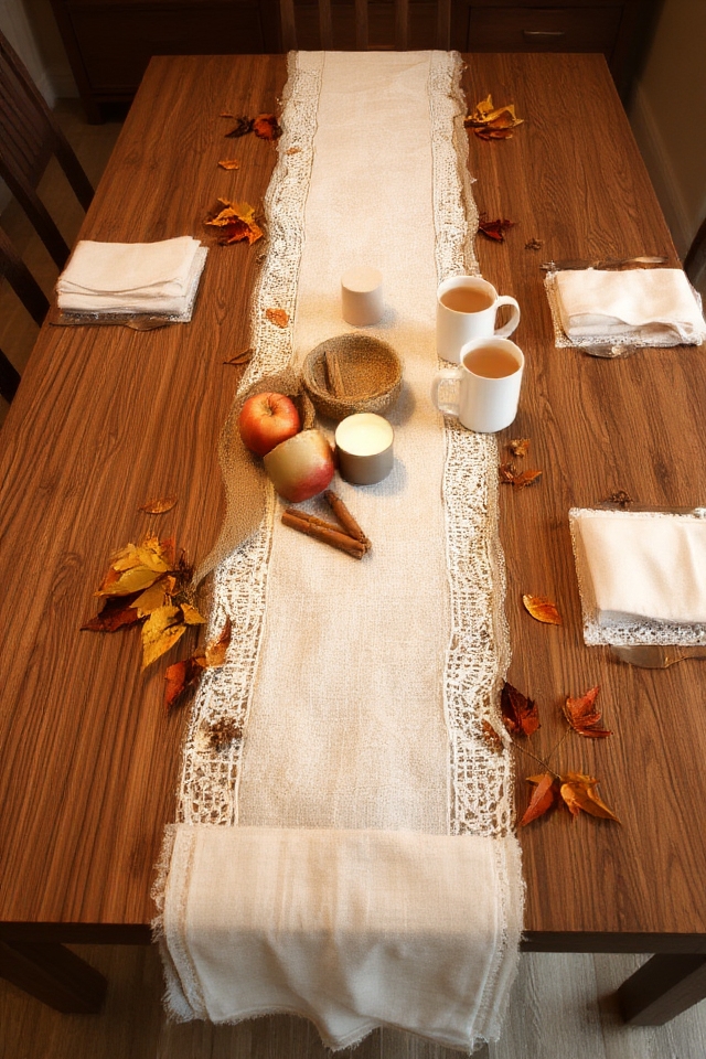 stylish layered table runners