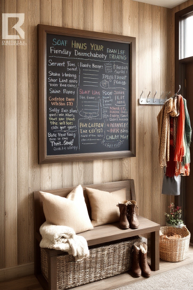 stylish organizational message board