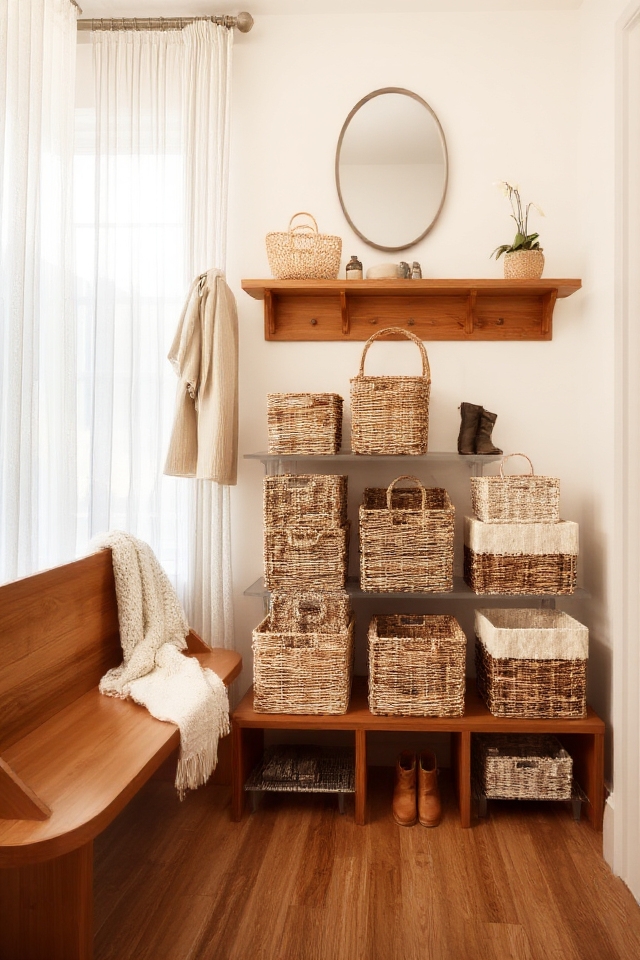 stylish storage solution baskets