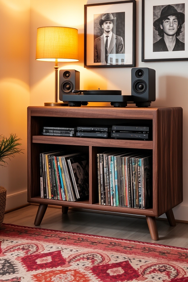 stylish vintage turntable stands