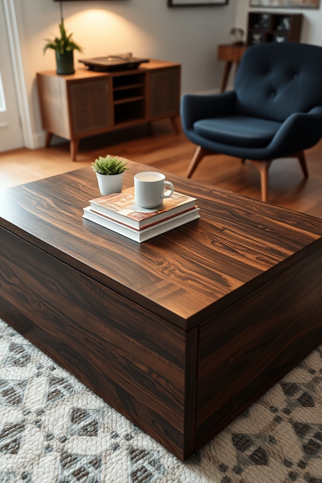 stylish vinyl storage tables