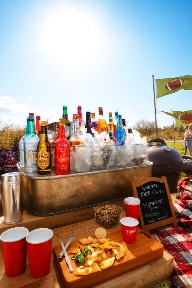 tailgating bar essentials stocked