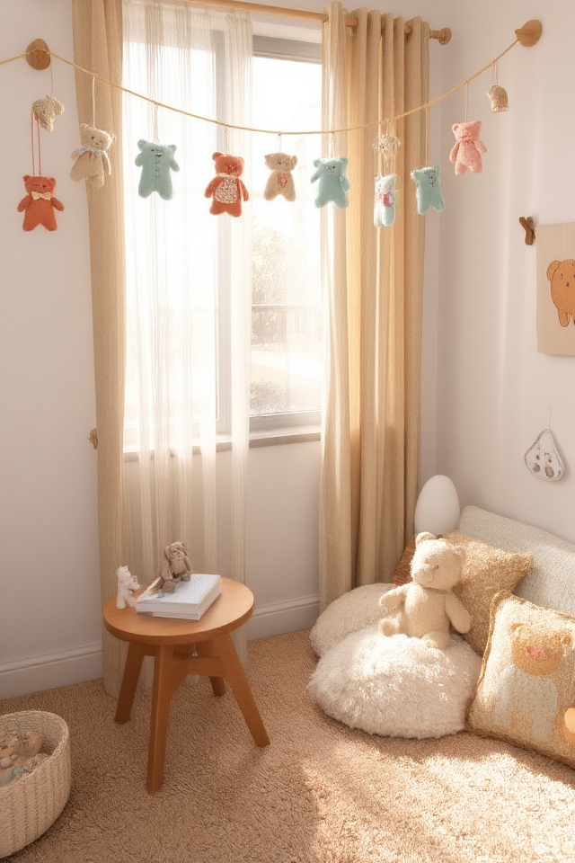 teddy bear decoration garland