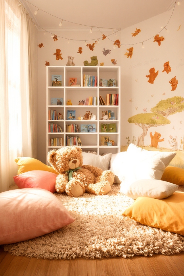 teddy bear friendly corner
