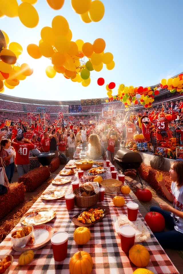 themed tailgating decorations enhance fun