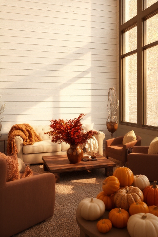 timeless fall accent wall