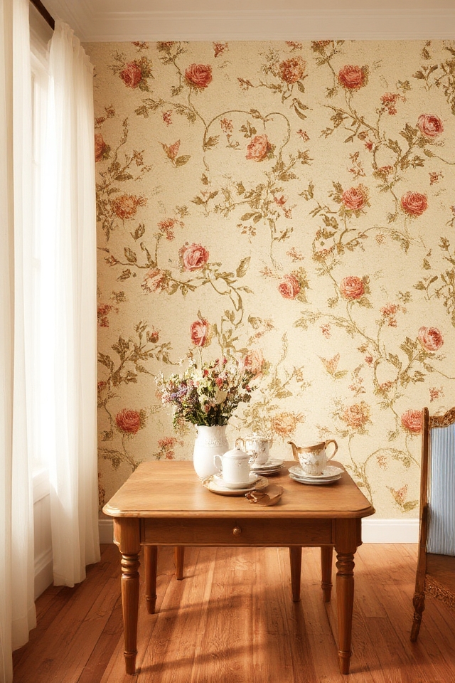 timeless vintage floral charm