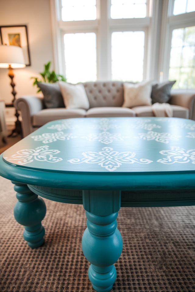 transform thrifted coffee table