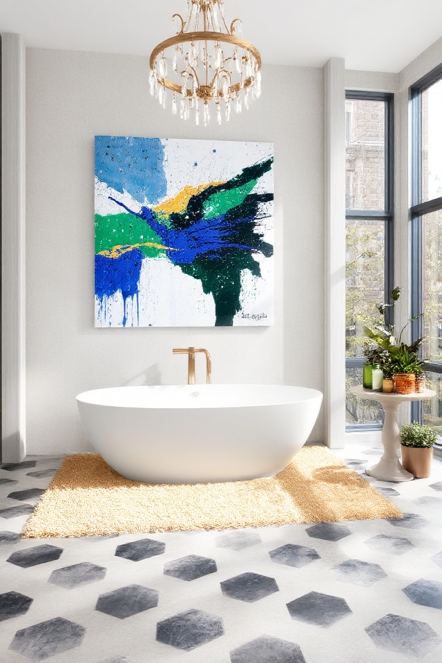 transformative artistic bathroom decor