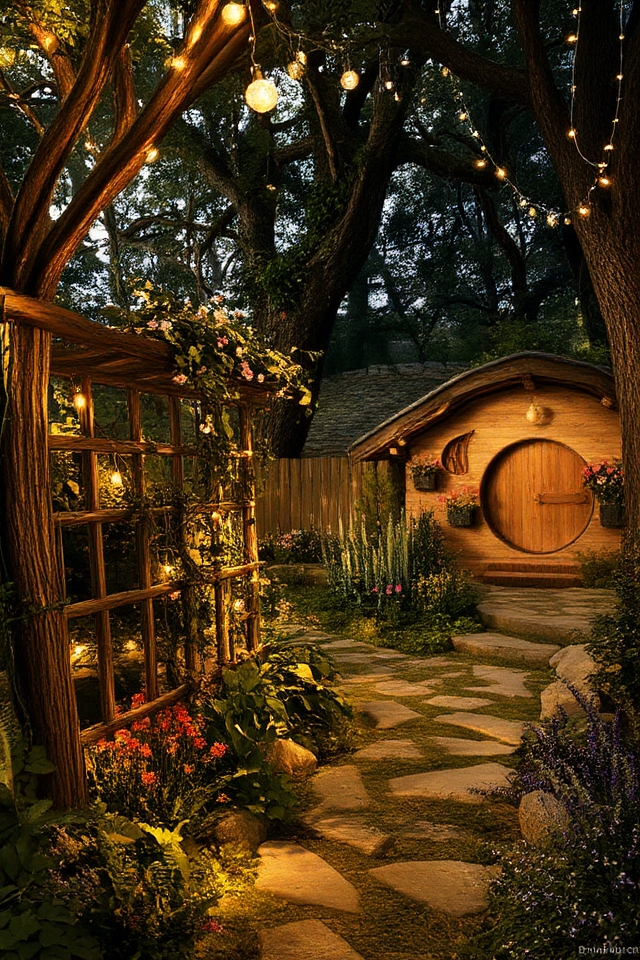 twinkling lights create magic