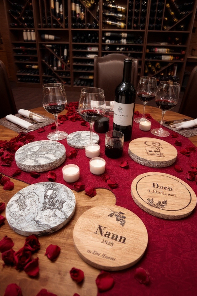 unique coasters enhance gatherings
